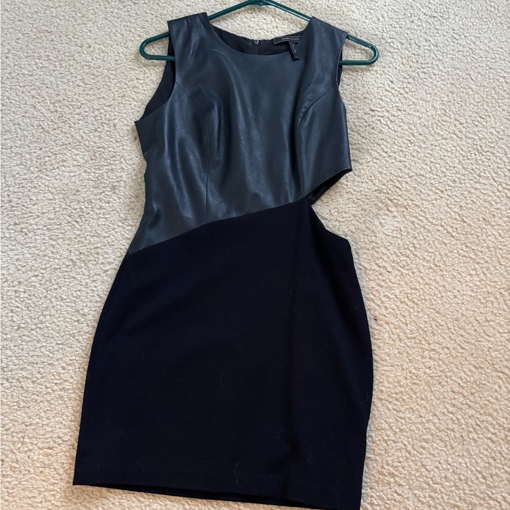 BCBGMaxAzria Black Asymmetrical Dress